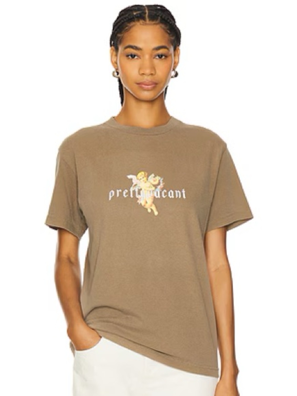 Revolve Pretty Vacant Heaven Tee in Brown